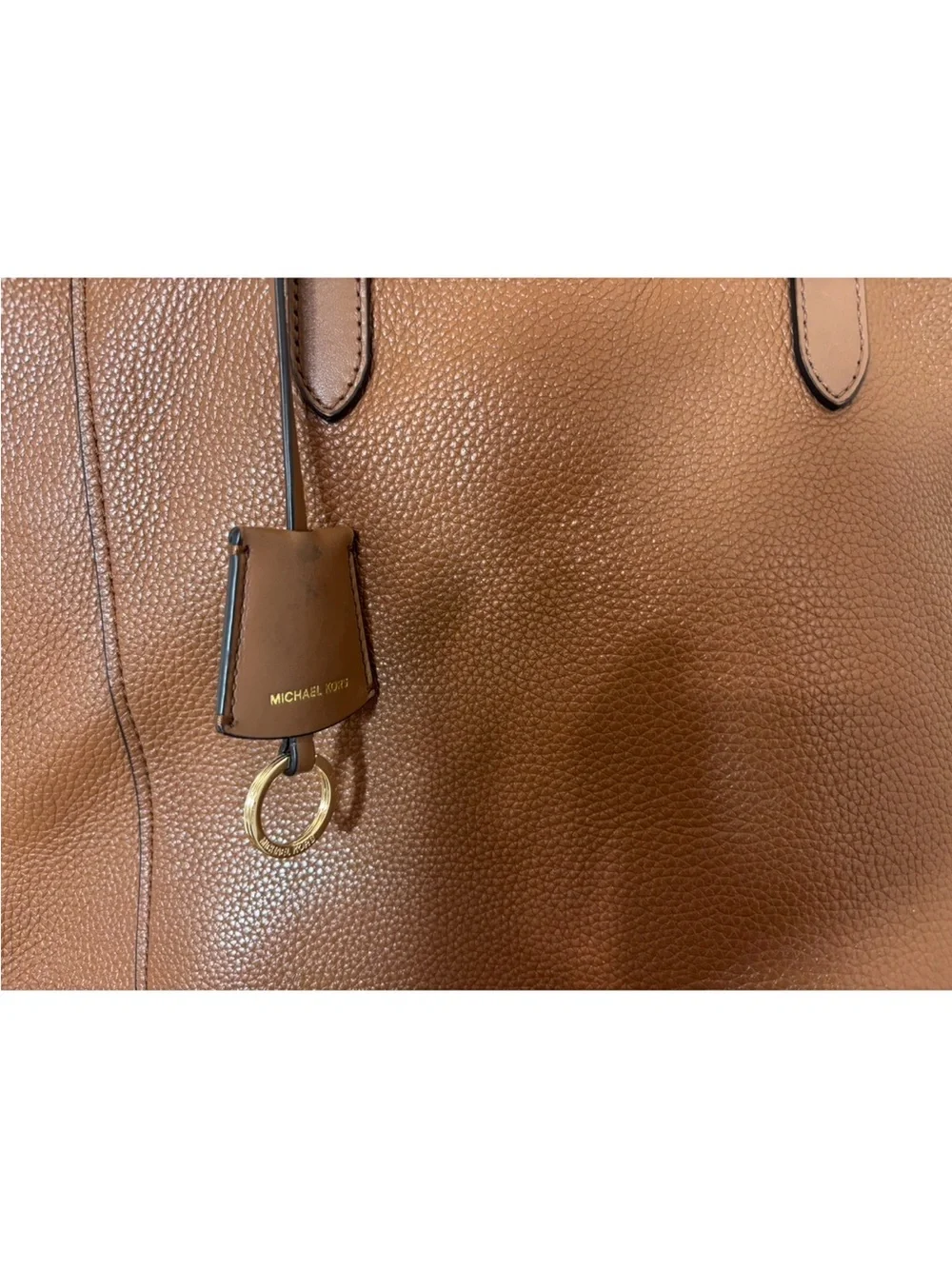 Michael Kors Tan Pebbled Leather Tote - Picture 6 of 12